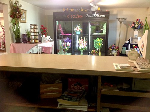 Front Counter - REAL ESTATE AUCTION, Crossroads Flowers